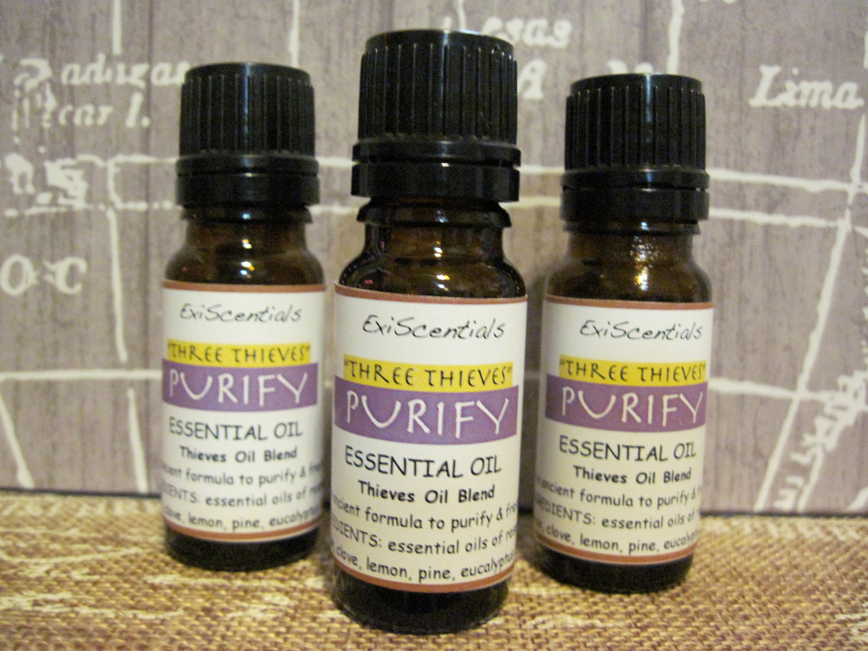 Thieves Blend Essential Oil Purify Diffuser Cleansing Air Freshening Aromatherapy Purifying