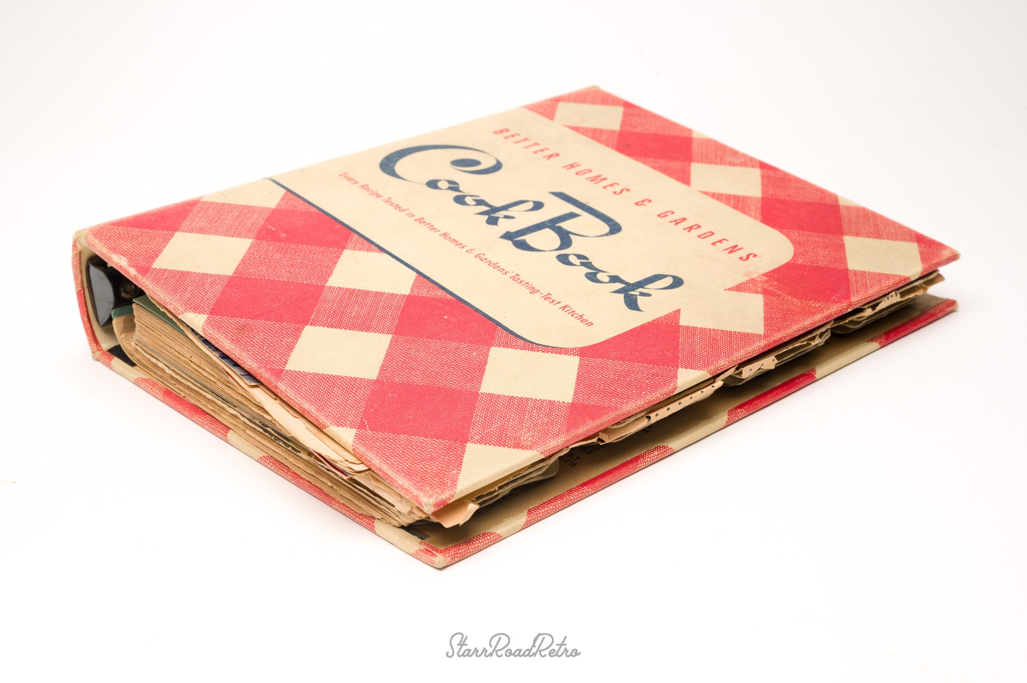 Vintage Cookbook, Better Homes & Gardens Cook Book, Wartime Supplement, Three Ring Binder, 1940S