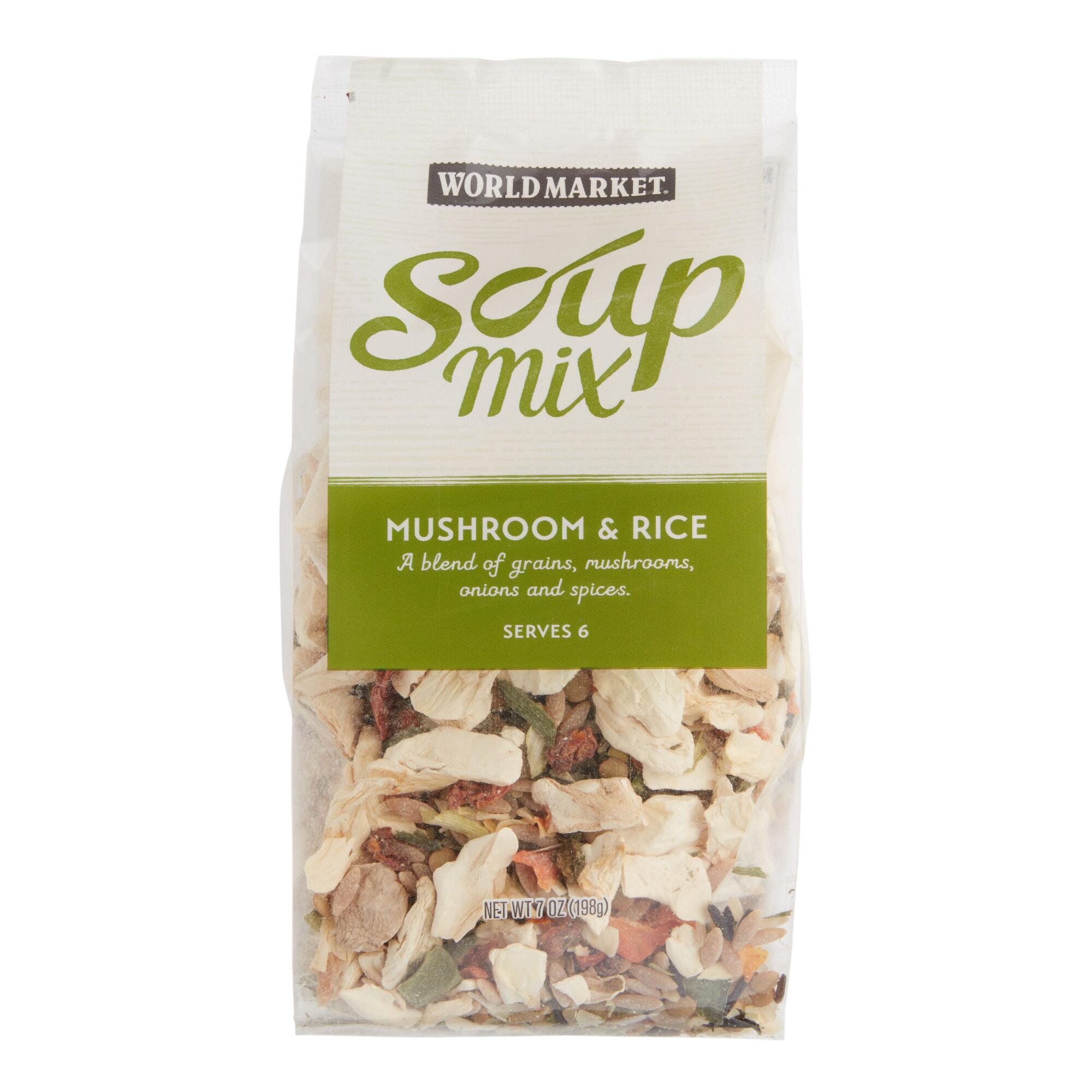 World Market Mushroom and Rice Soup Mix Set Of 2 by World Market