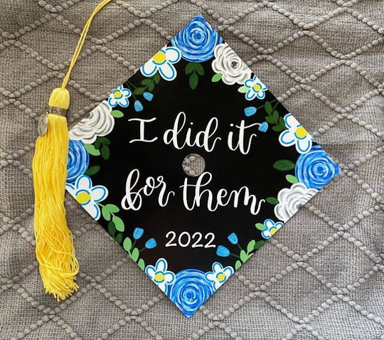 Mis-Print | Discounted Ready-To-Ship Graduation Cap Topper/ Nursing Cap/ Grad/Topper