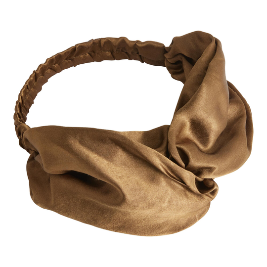 Olive Green Silk Knotted Headband by World Market