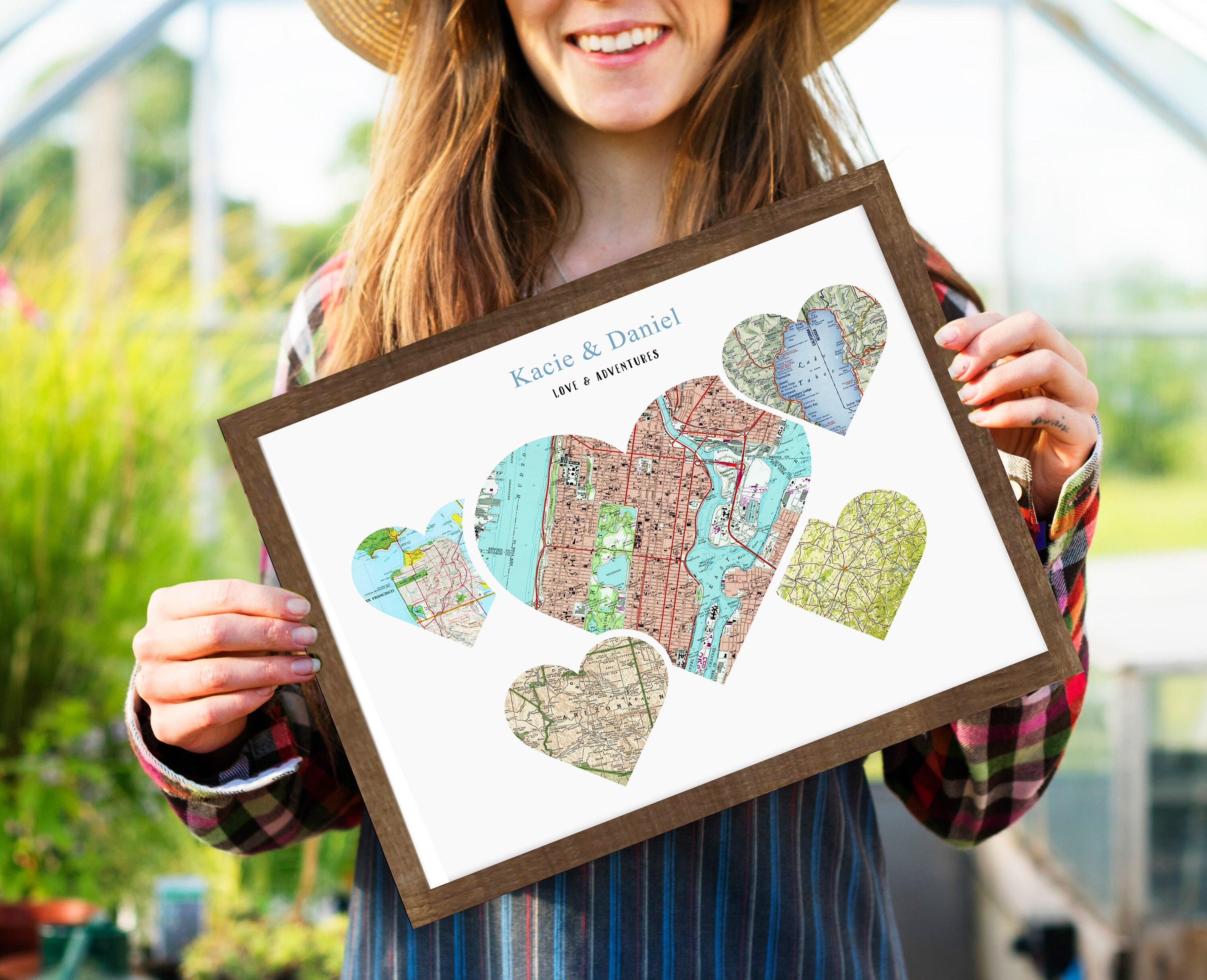 Fathers Day Gift From Daughter, Dad Gifts Birthday Gift, Long Distance Relationship Gifts, For Dad, Framed Option