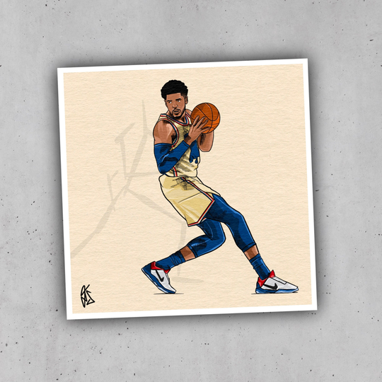Tobias Harris Reverse Pivot Illustration Print