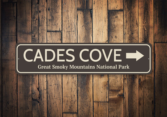 Cades Cove Sign, Destination, Destination Sign For Cove, Traveler, Cade Decor, Decor For Coves