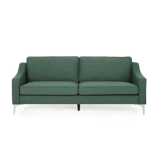 Best Selling Home Decor Cambrian Modern Forest Green Polyester/Blend Sofa | 311392