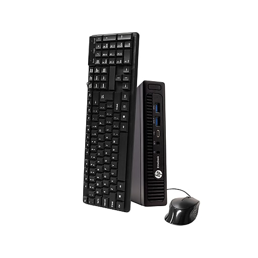 HP EliteDesk 800 G2 Refurbished Desktop Computer, Intel i5 3.2GHz, 8GB RAM, 240GB Solid State Drive