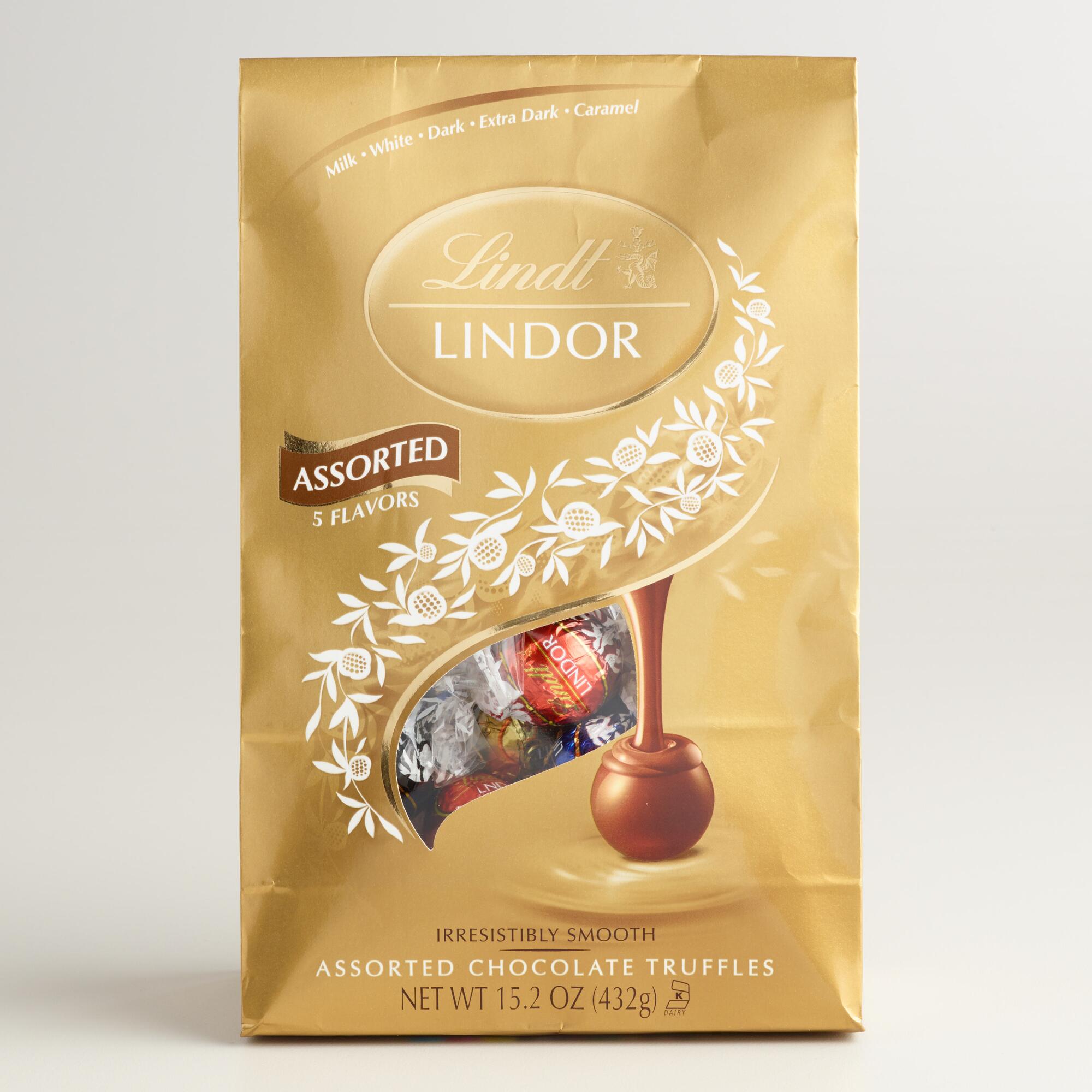 Lindt Lindor 5 Flavor Chocolate Truffle Bag by World Market