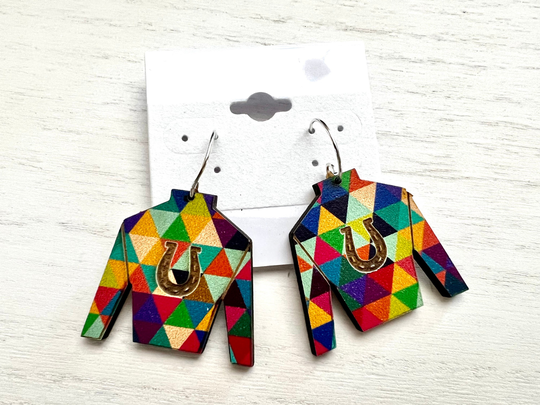 Jockey Silk Earrings