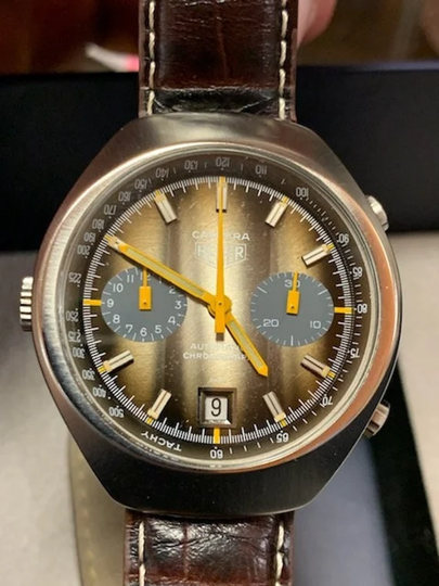 Vintage 70's Heuer Carrera