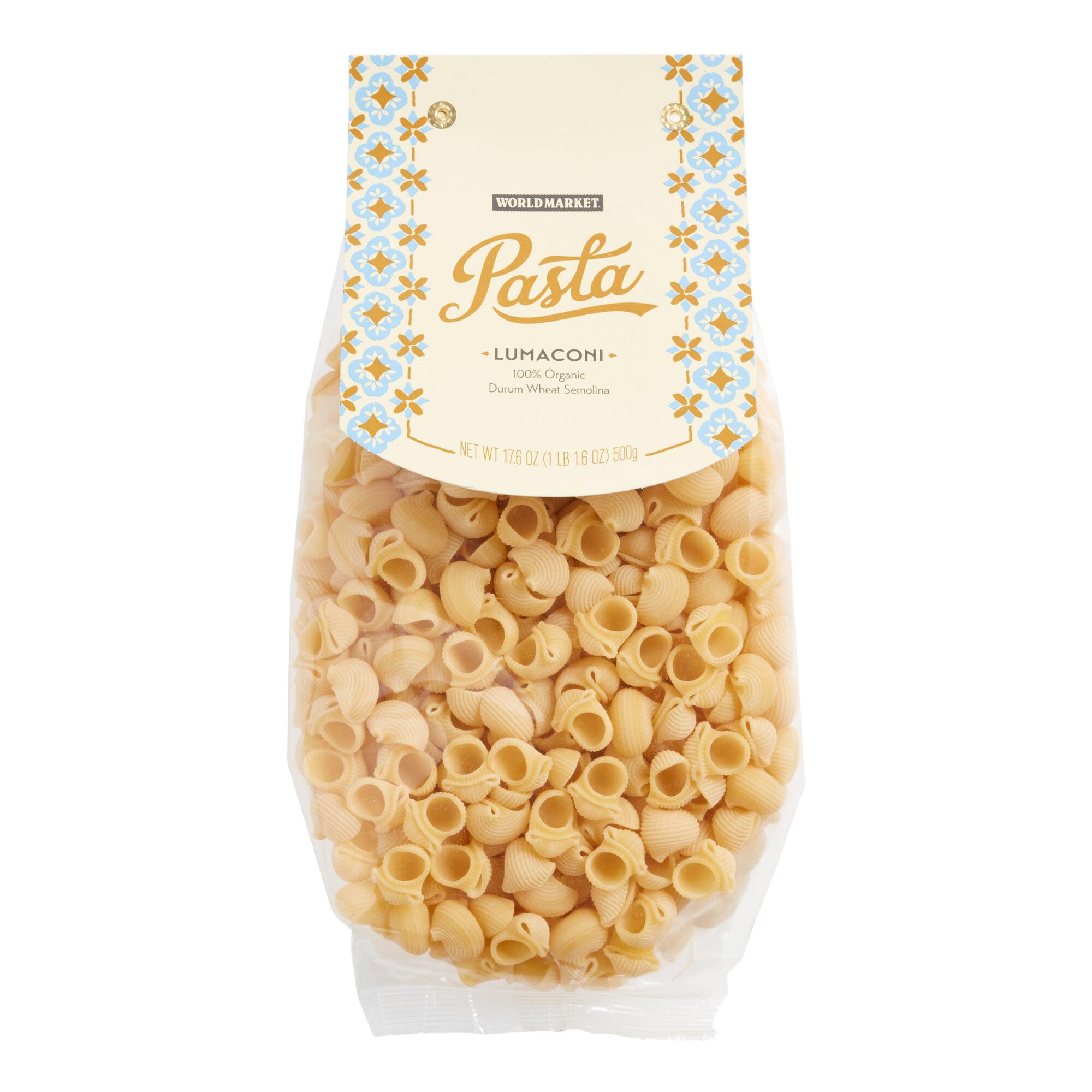 World Market Organic Lumaconi Pasta Set of 12 by World Market
