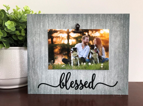 Blessed Picture Frame | Blended Family Housewarming Gift Wedding Couple