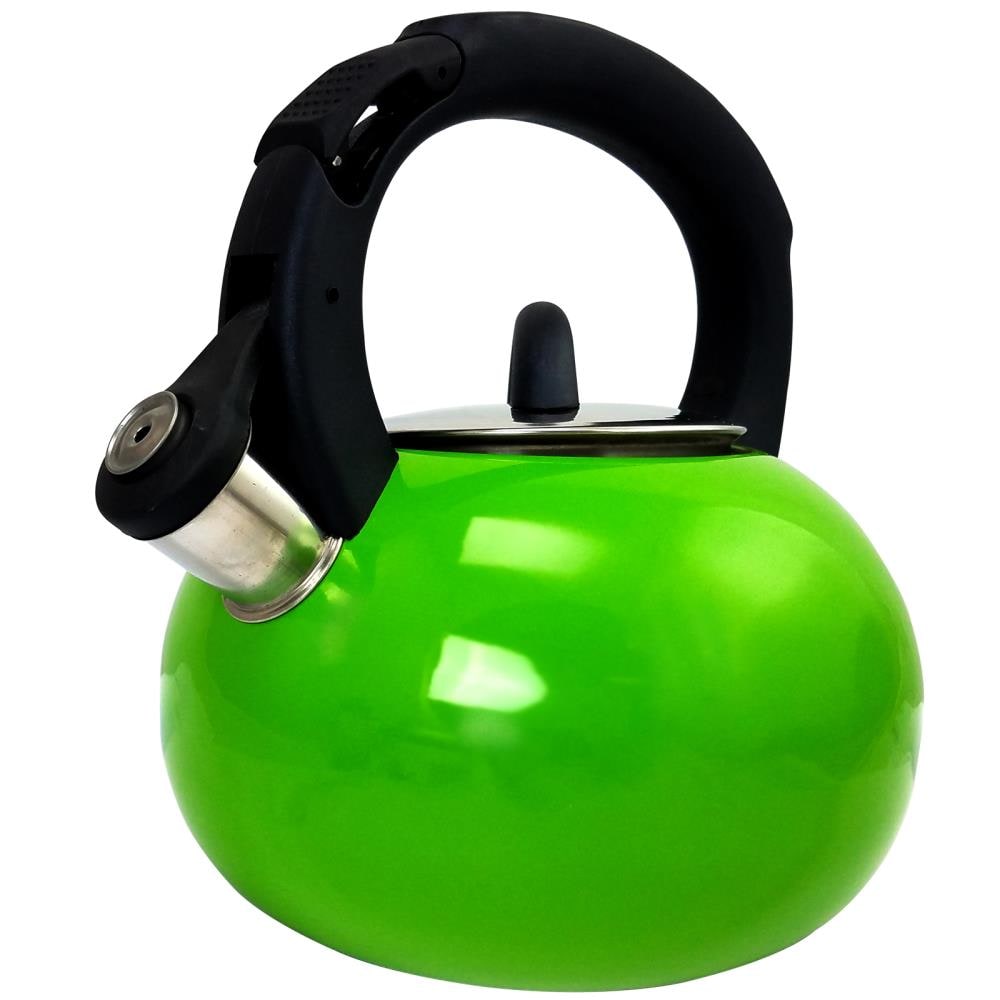 Mr. Coffee Piper Shine Green 8-Cup Cordless Stovetop Kettle Stainless Steel | 849100665M