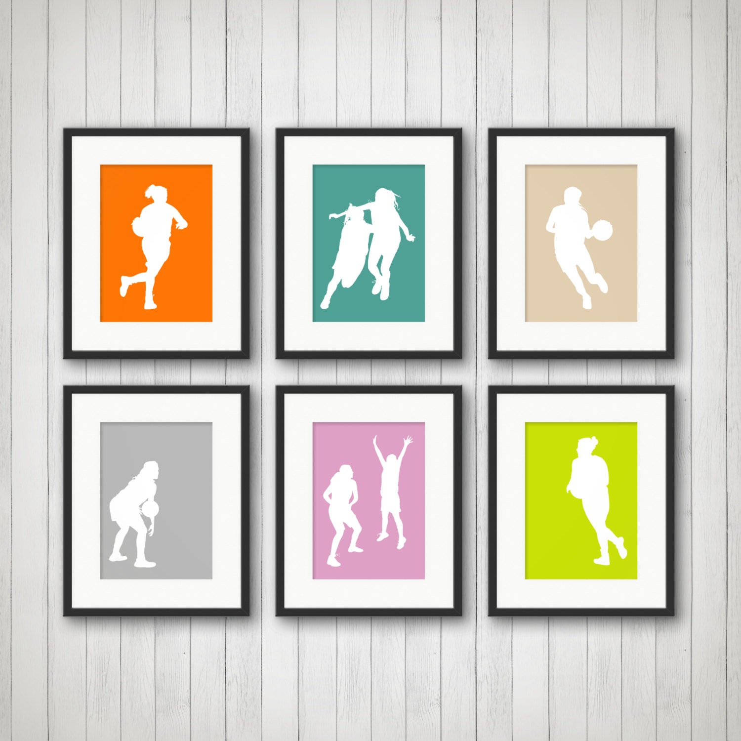 Girls Basketball Wall Art For Bedroom, Player Gift