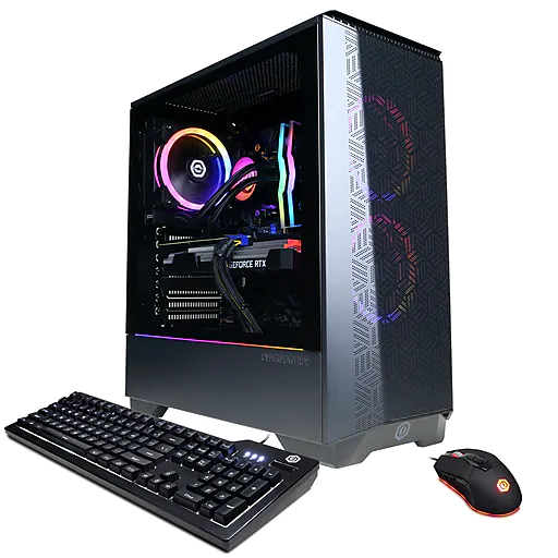 CYBERPOWERPC Gamer Supreme Liquid Cool Desktop Gaming Computer, AMD Ryzen 9 5900X, 32GB Memory, 1TB SSD + 2TB HDD (SLC10820)