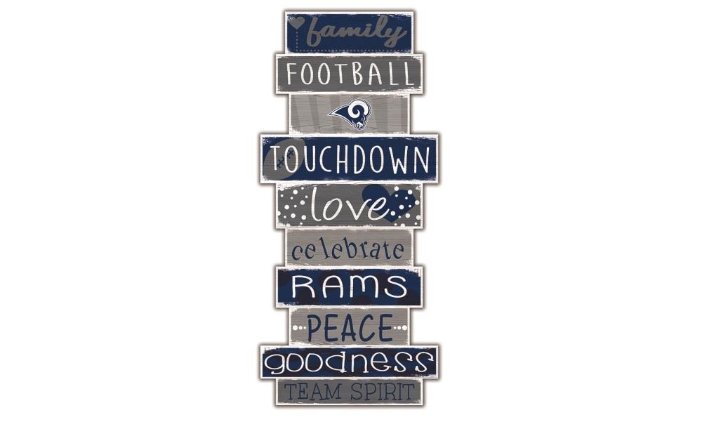 Fan Creations Los Angeles Rams 11-in H x 24-in W Sports Print | N0928-LAR