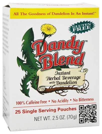 Dandy Blend - Instant Dandelion Beverage Single Servings - 25 Packet(s)
