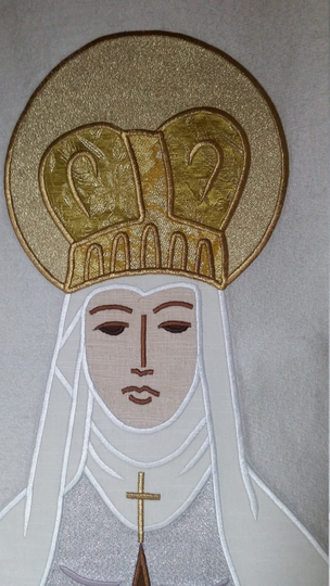 st Hedwig Applique Banner For Vestment Or Church