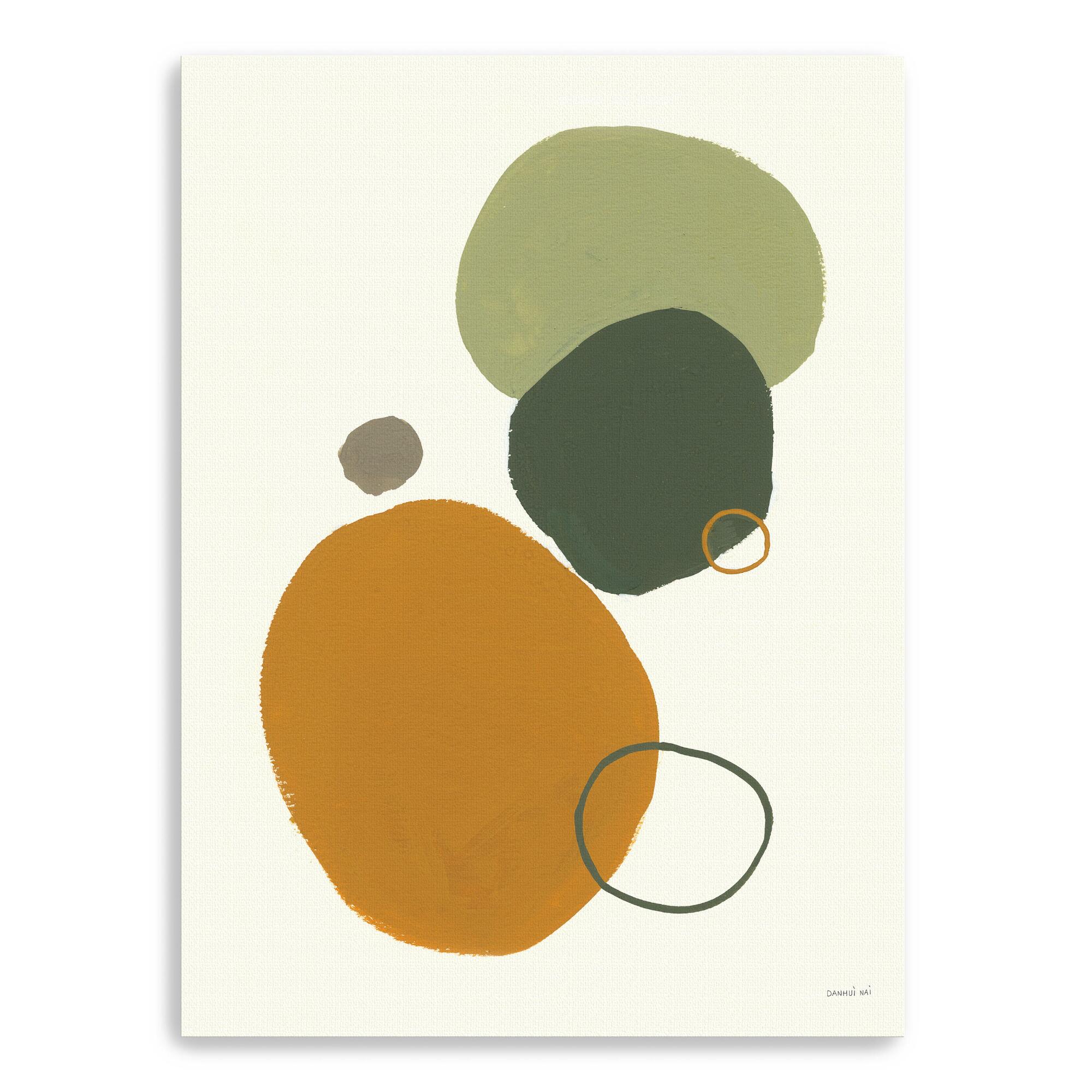 Stepping Stones By Danhui Nai Canvas Wall Art: Multi/Rust - Medium by World Market