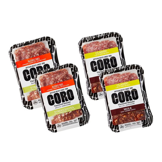 Coro Assorted Sliced Salami 4 Pack by World Market