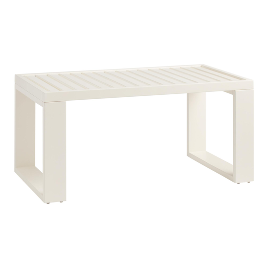 White Wood Kapari Outdoor Patio Coffee Table by World Market