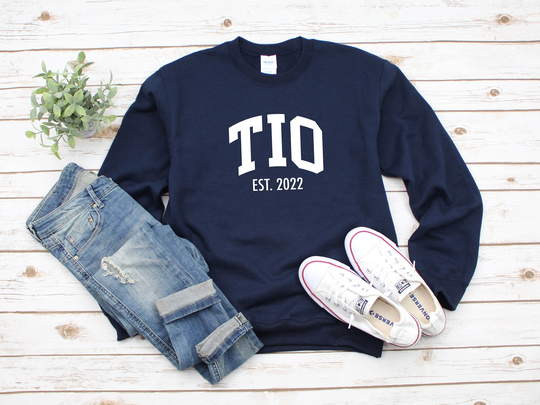 Tio Established | Year Heavy Blend Crewneck Sweatshirt, Sweater, Uncle Gift, To Be, To Be Announcement