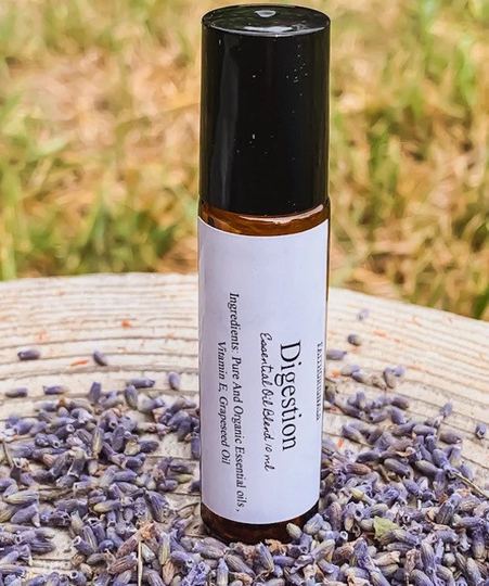 Digest Essential Oil Rollerball Blend 10Ml, Digestion, Organic, Oils, Self Care, Personal Gift