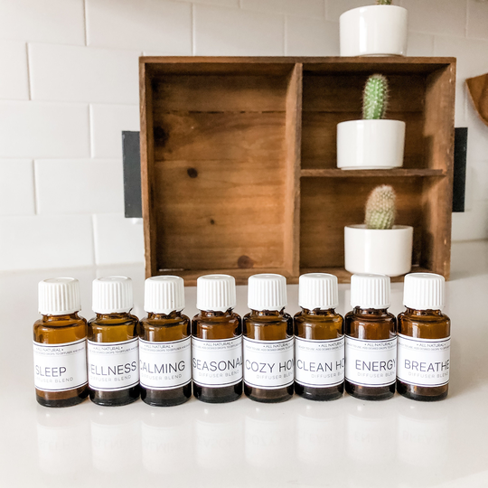 Set Of 8 Vinyl Diy Diffuser Blend Labels, Essential Oil Ready To Ship