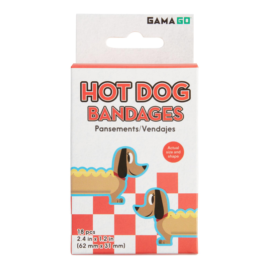 Gama Go Hot Dog Adhesive Bandages 18 Count by World Market