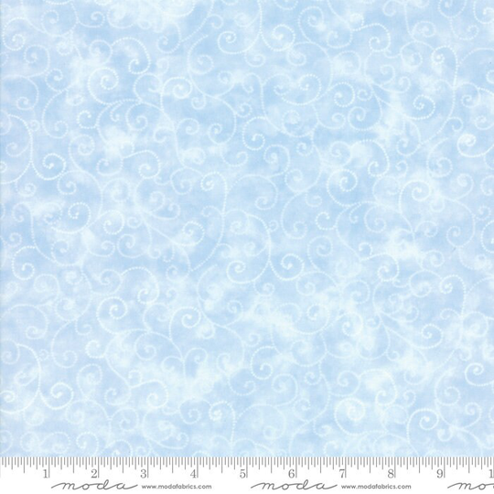 Classic Moda Marble Swirls, Sky Blue, Tonal Blender, Fabric, Moda, 9908-34, By The Yard