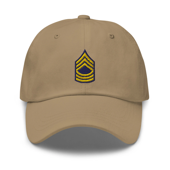 United States Army Master Sergeant Embroidered Dad Hat