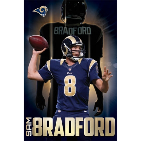 St. Louis Rams - S Bradford 14 Poster Print - Item # VARTIARP13677 - Framed (24 x 36)