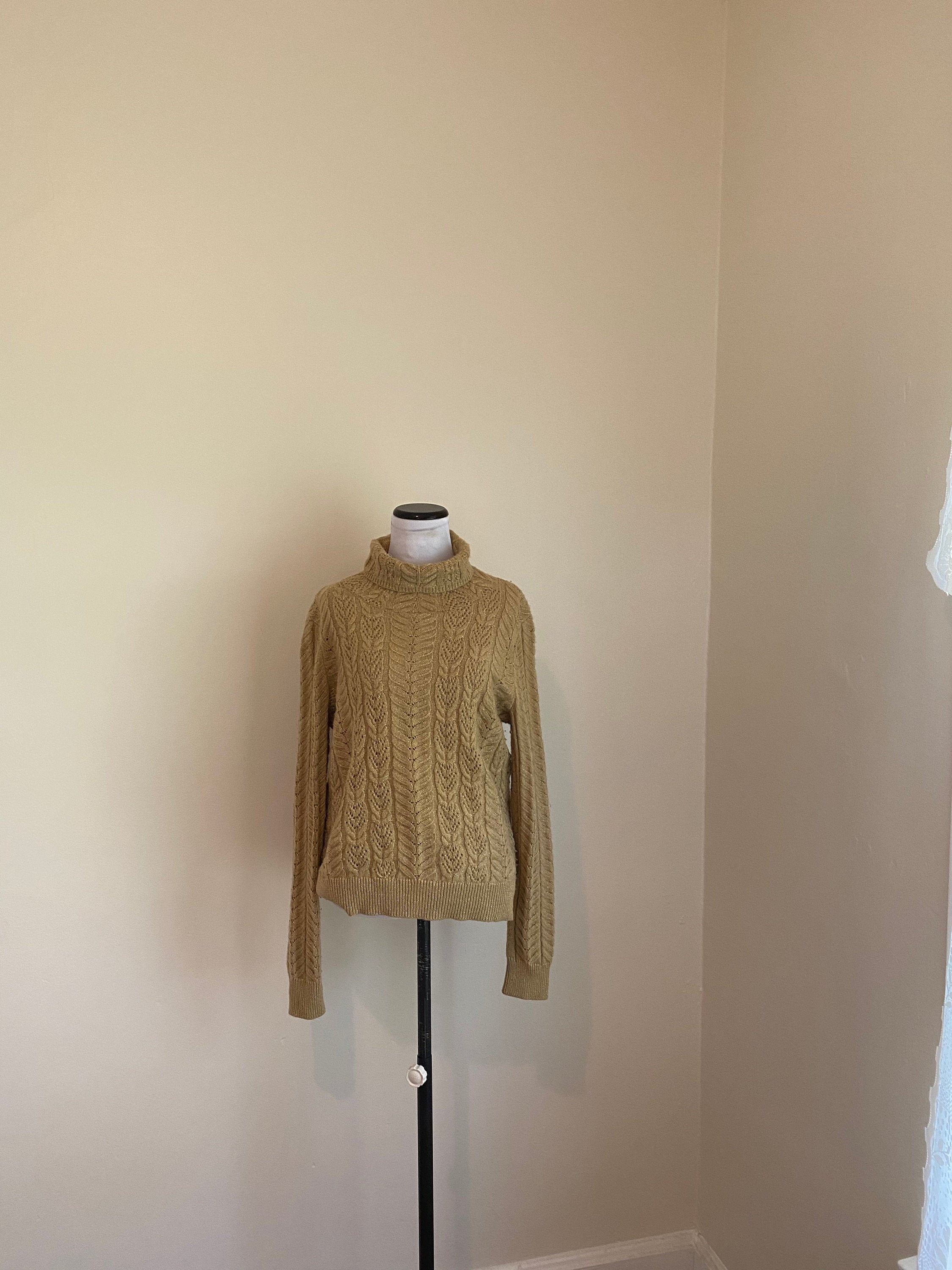 Cashmere Blend Large Sweater From Ralph Lauren Gold