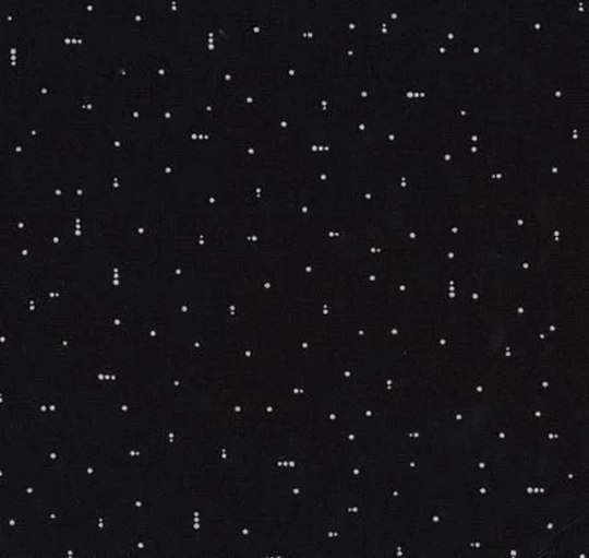 Timeless Treasures - Basic Ditsy Background Blender Black
