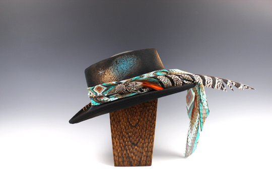 The Tequila Sunrise Gambler Hat