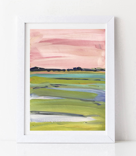 Print On Paper Or Canvas, "Marsh"