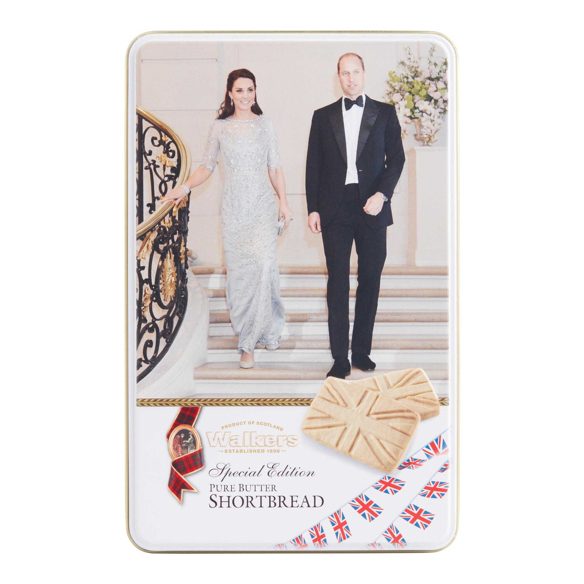 Walkers Shortbread Prince William and Kate Tin by World Market