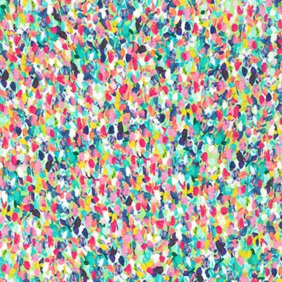 Painterly Petals - Multi Blender By Studio Rk For Robert Kaufman Fabrics Sold The Yard, Cut Continuous in Stock, Ships Today
