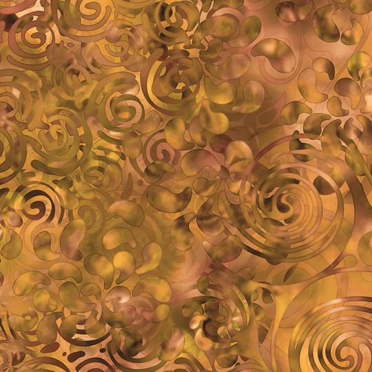 Swirling Texture Ombre Blender in Cognac From Effervescence Collection By ©Dan Morris For Qt Fabrics - 100% Cotton You Choose The Cut