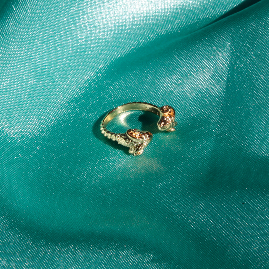 Classic Ram Ring in 22K Gold Or Silver - Aries, Power Symbol, Vintage Style Ring