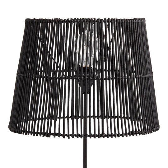 Black Rattan Table Lamp Shade - Natural Fiber by World Market