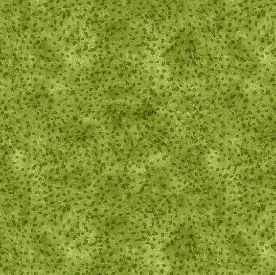Green Blender Fabric - Cotton Quilting Fabric Autumn Sun Dot Texture Wilmington Prints