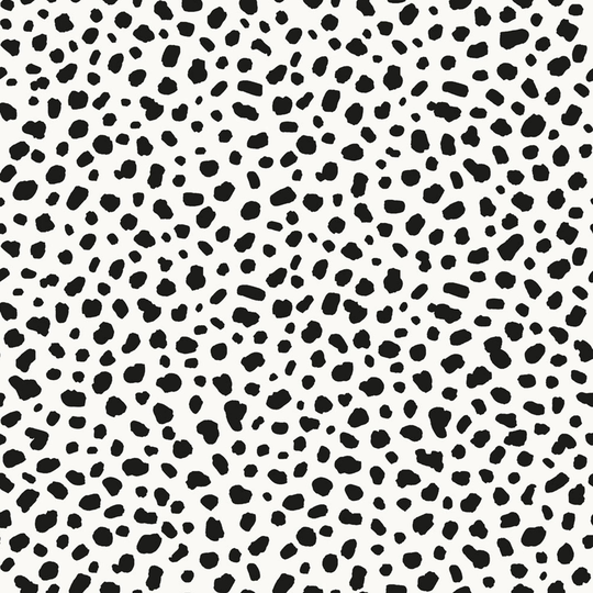Scattered Black Dot Peel and Stick Wallpaper by World Market