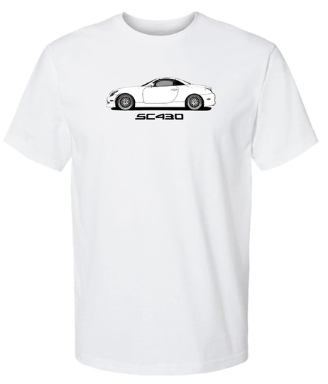 Sc430 Shirt Super Soft 60/40 Blend T Shirt Jdm Tuner White