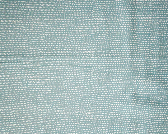 Light Green Dots Stripes Rows Quilter's Weight Blender Cotton Print Fabric - Material Yardage By The Yard