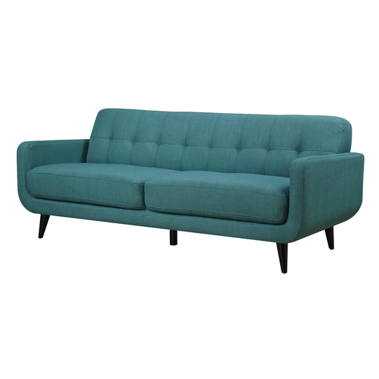 Picket House Furnishings Hailey Modern Teal Polyester/Blend Sofa in Green | UHD087300NP