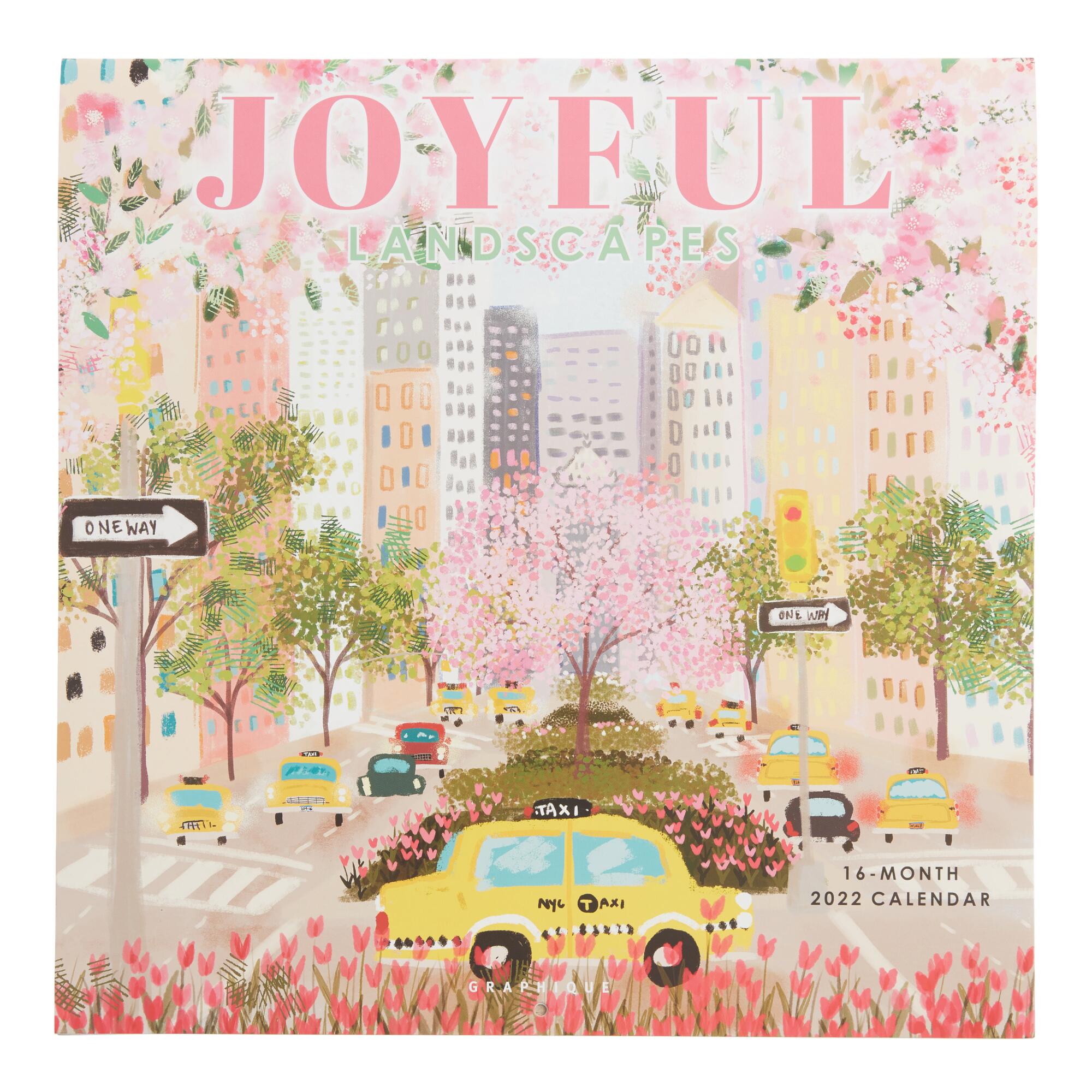 Joyful Landscapes 2022 Wall Calendar by World Market