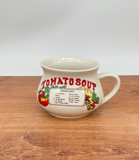 Vintage Tomato Soup Recipe Mug