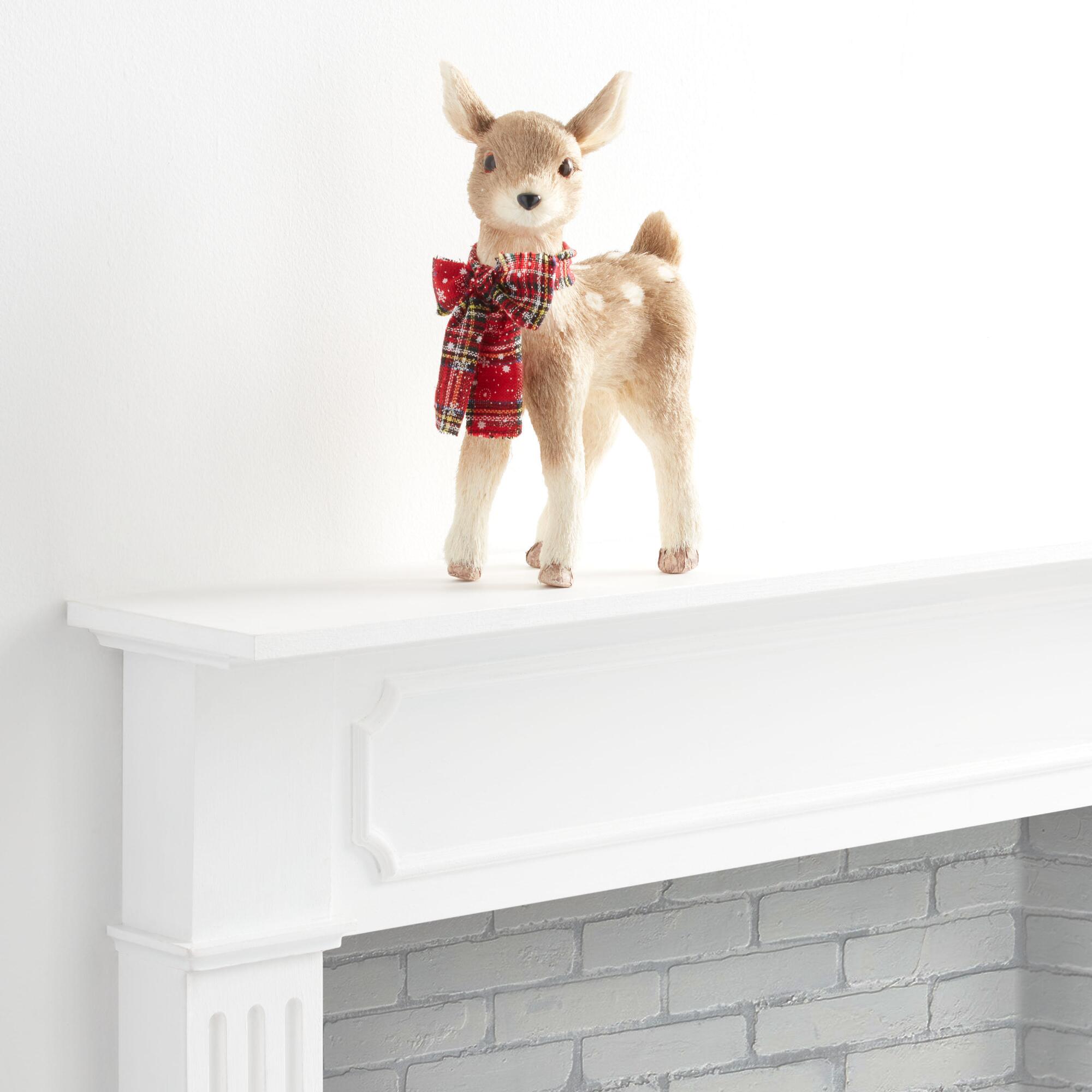 Pier Place Sisal Standing Deer Decor: Brown by World Market