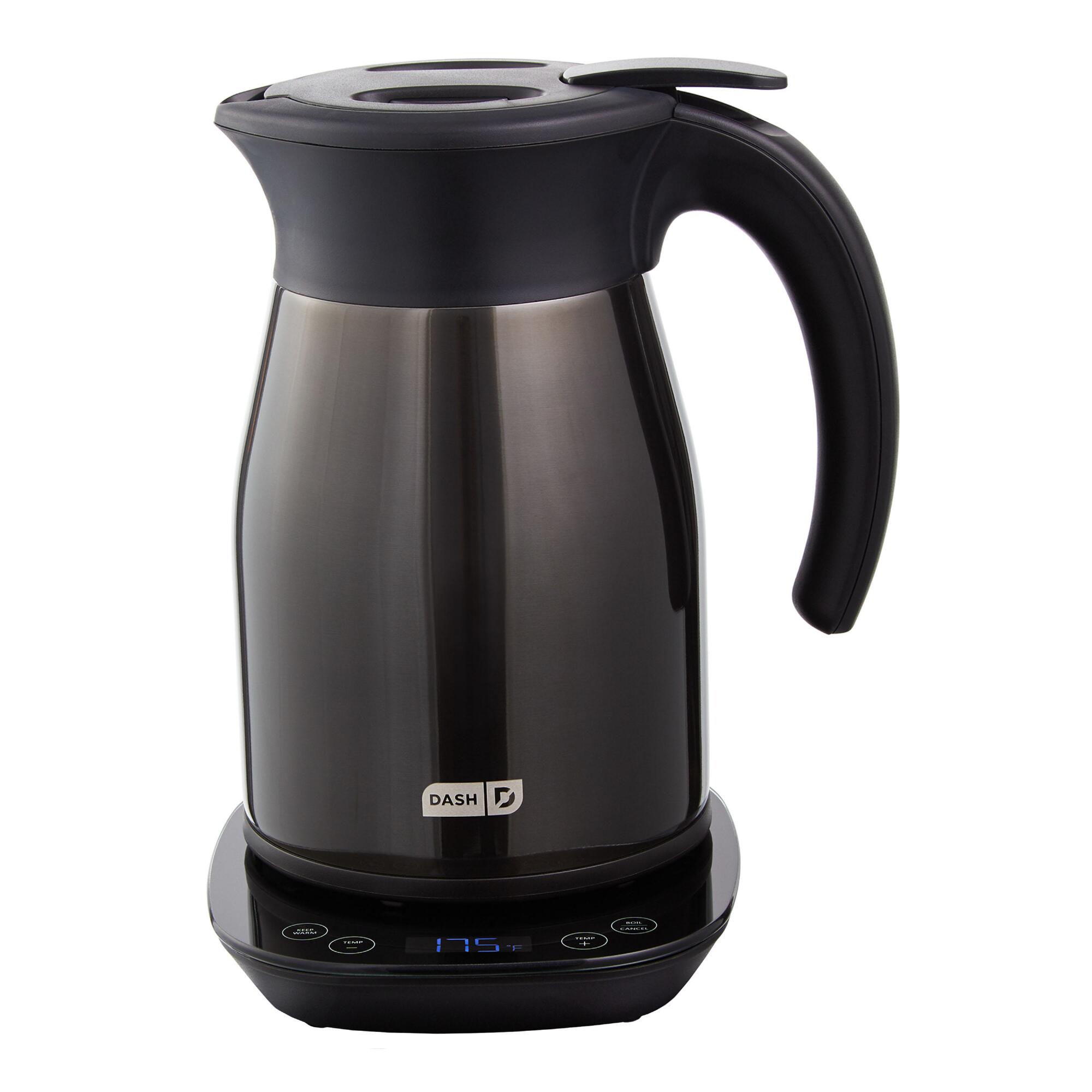 Dash Black Insulated Stainless Steel Electric Kettle by World Market