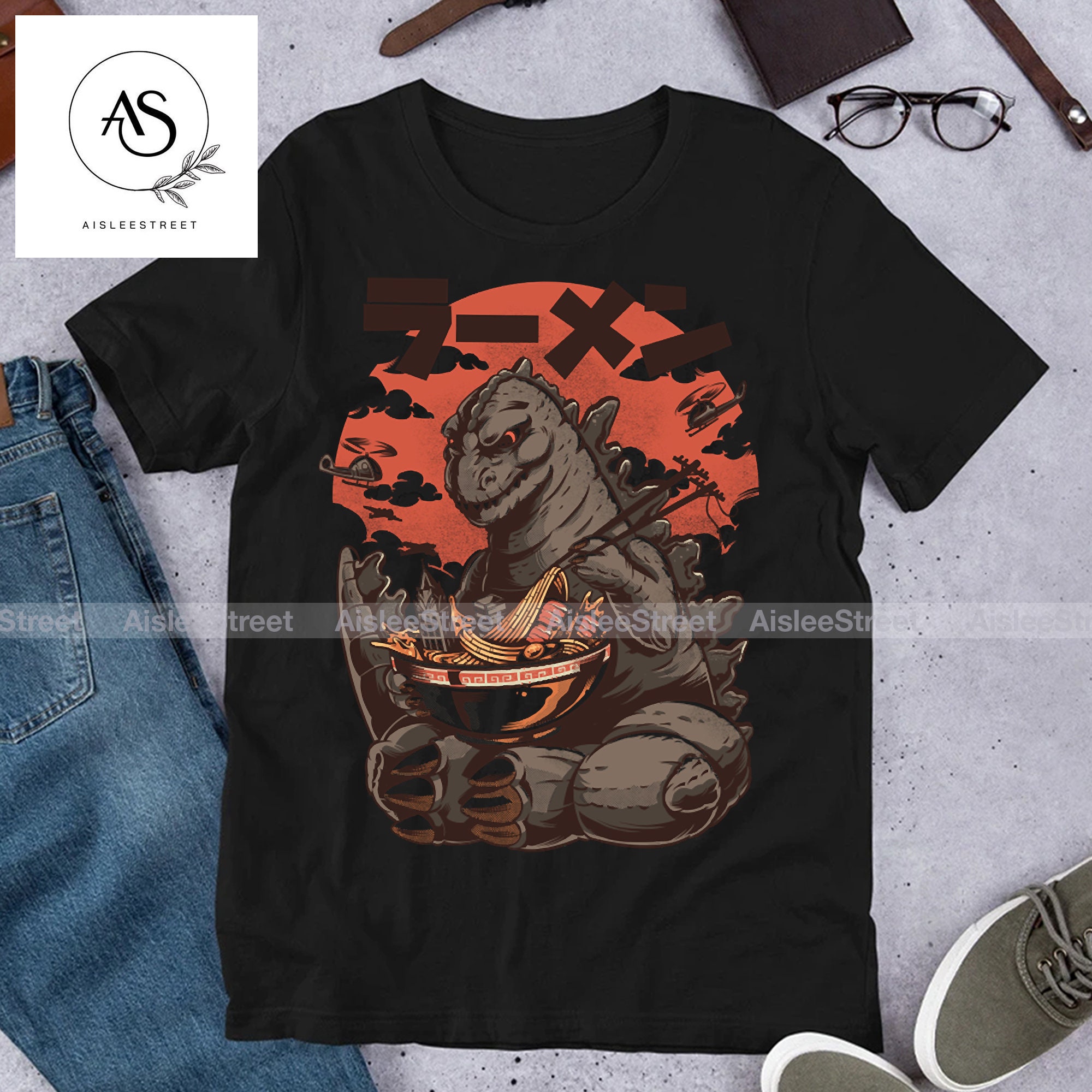 Kaiju's Ramen Godzilla Kaiju Shirt, King Of The Monster, Monsters Anime Japanese Movie Lover, Gift For Fan